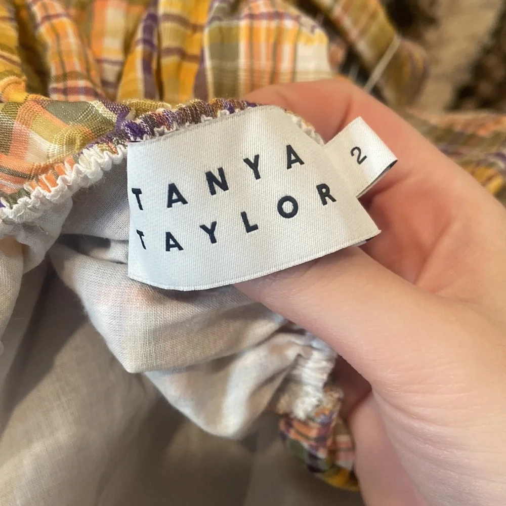 NWOT Tanya Taylor Xena Plaid Dress - Picture 5 of 6